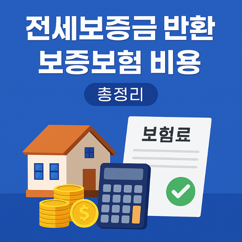 전세보증금 반환보증 보험 비용