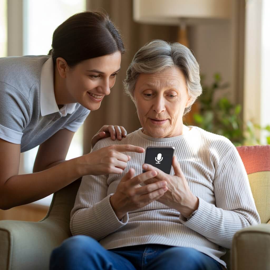 60대 음성 검색 사용 방법(글자 입력 없이 말로 찾는 쉬운 검색법)