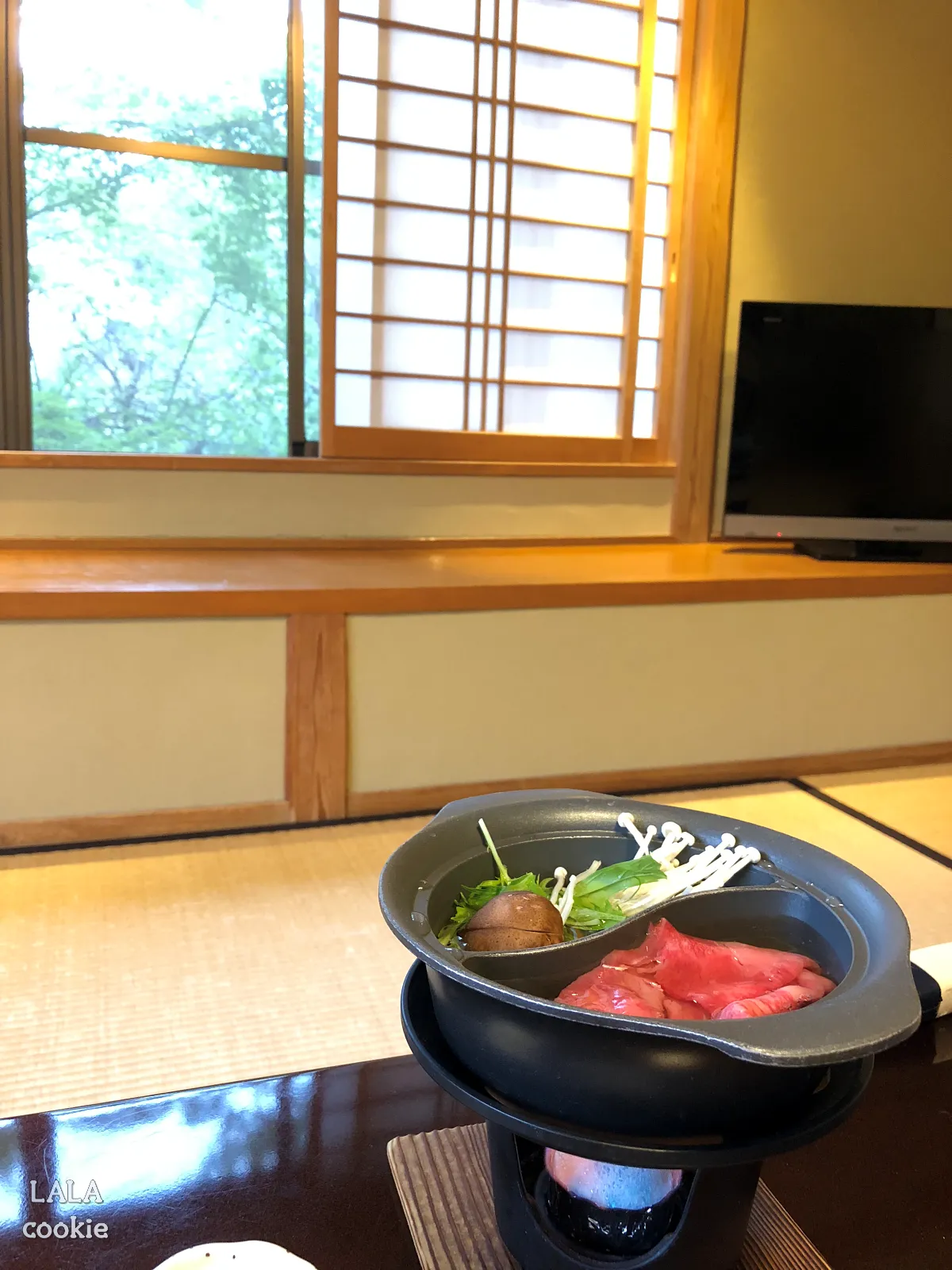 후쿠오카-유후인-료칸-추천-야마다야-가이세키-메인요리-개인-화로