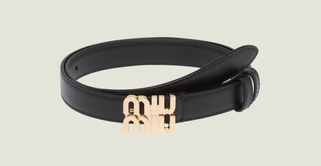 미우미우 여성 벨트