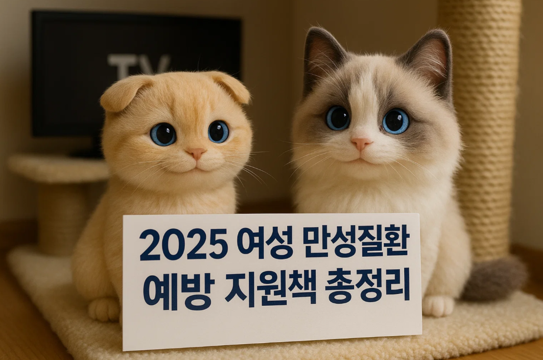2025 여성 만성질환 예방 지원책 총정리