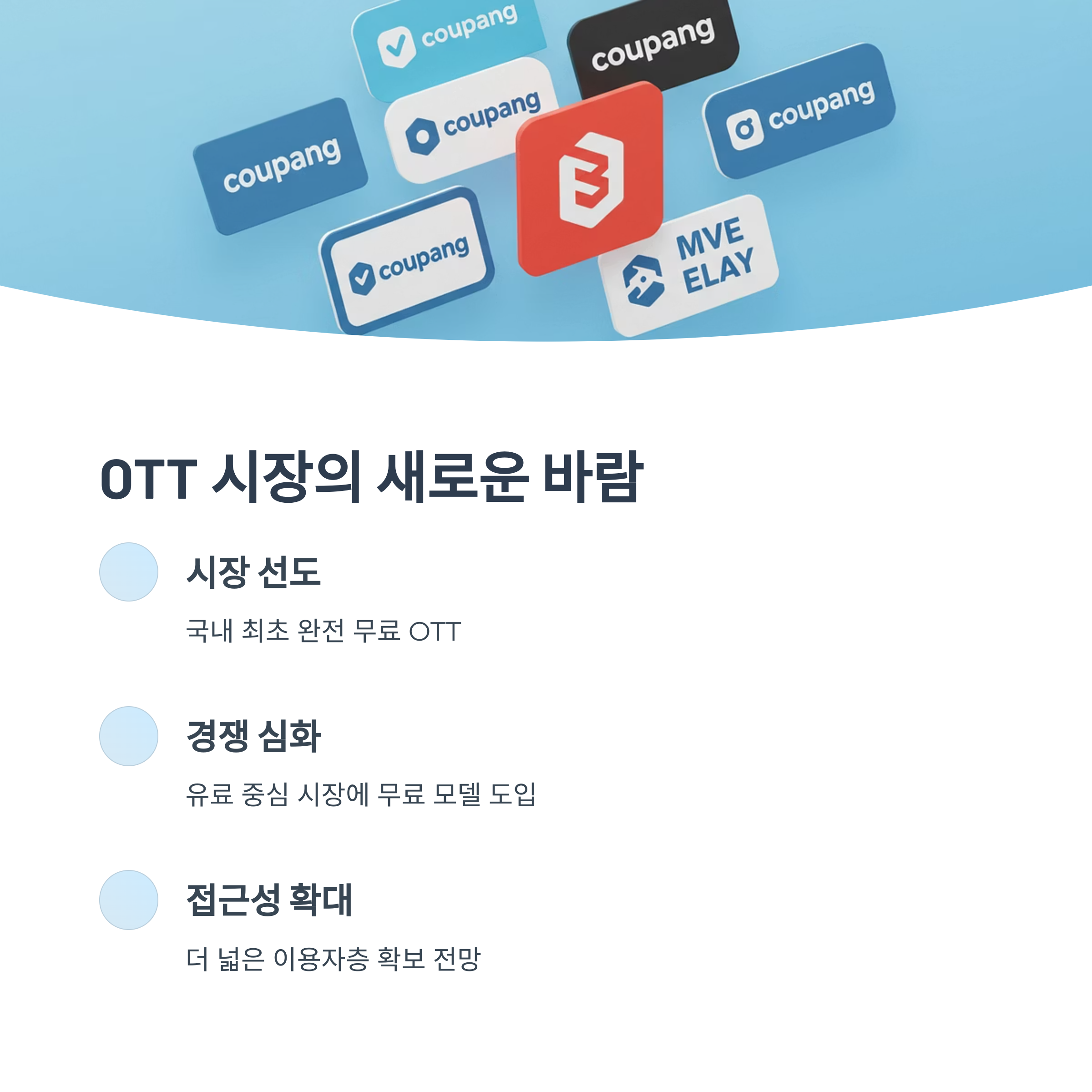 OTT 시장에서 쿠팡플레이가 주는 의미