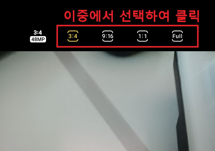 촬영 비율 보임