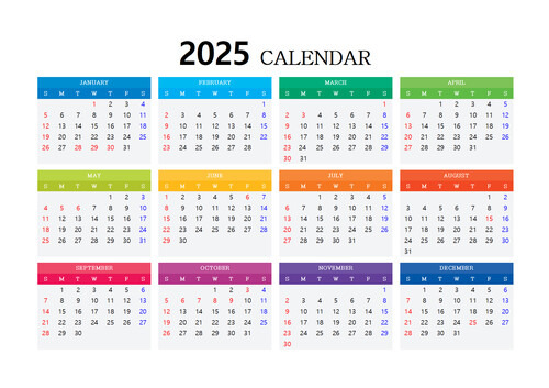 2025년 달력 무료 다운로드