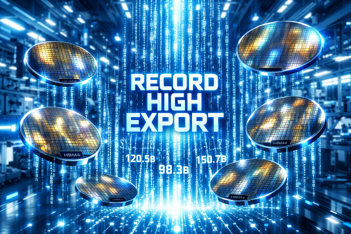 AI 반도체 열풍을 타고 사상 최대 수출 실적을 기록 중인 한국 반도체 산업 현황.