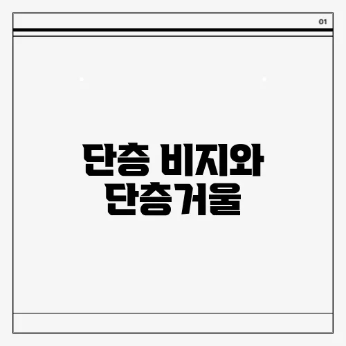 단층 비지와 단층거울