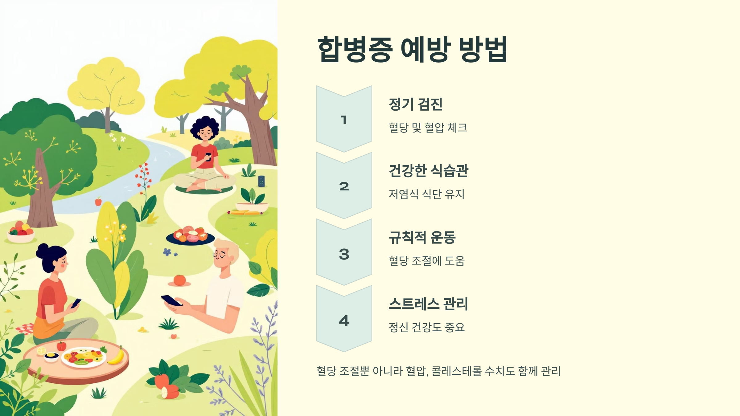 합병증 예받 방법 이미지