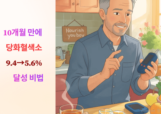 간암 9.12cm/당화혈색소 9.4 → 5.6 극복기 4편(10개월 만에 당화혈색소 5.6% 달성 비법)