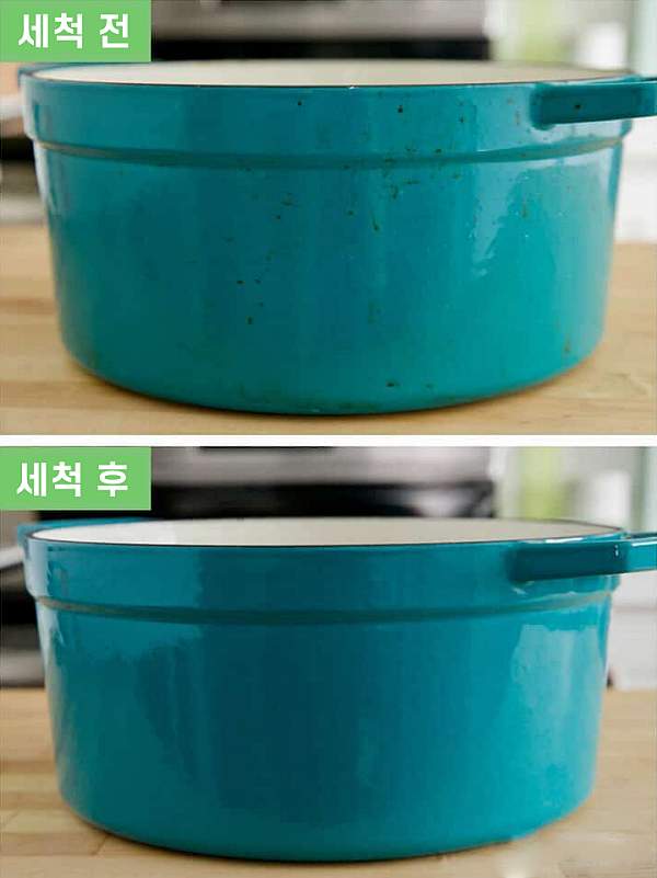 법랑냄비 세척 단점,법랑냄비 얼룩제거법 3단계