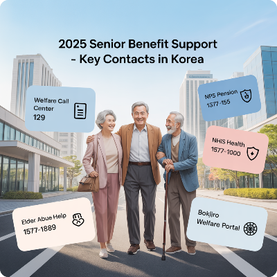 65세 이상 노인(고령자) 혜택 지원금 이미지