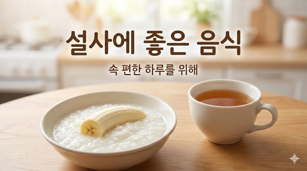 설사에 좋은 음식