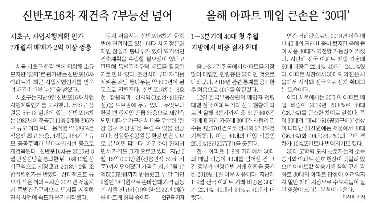 11월 13일 신문스크랩