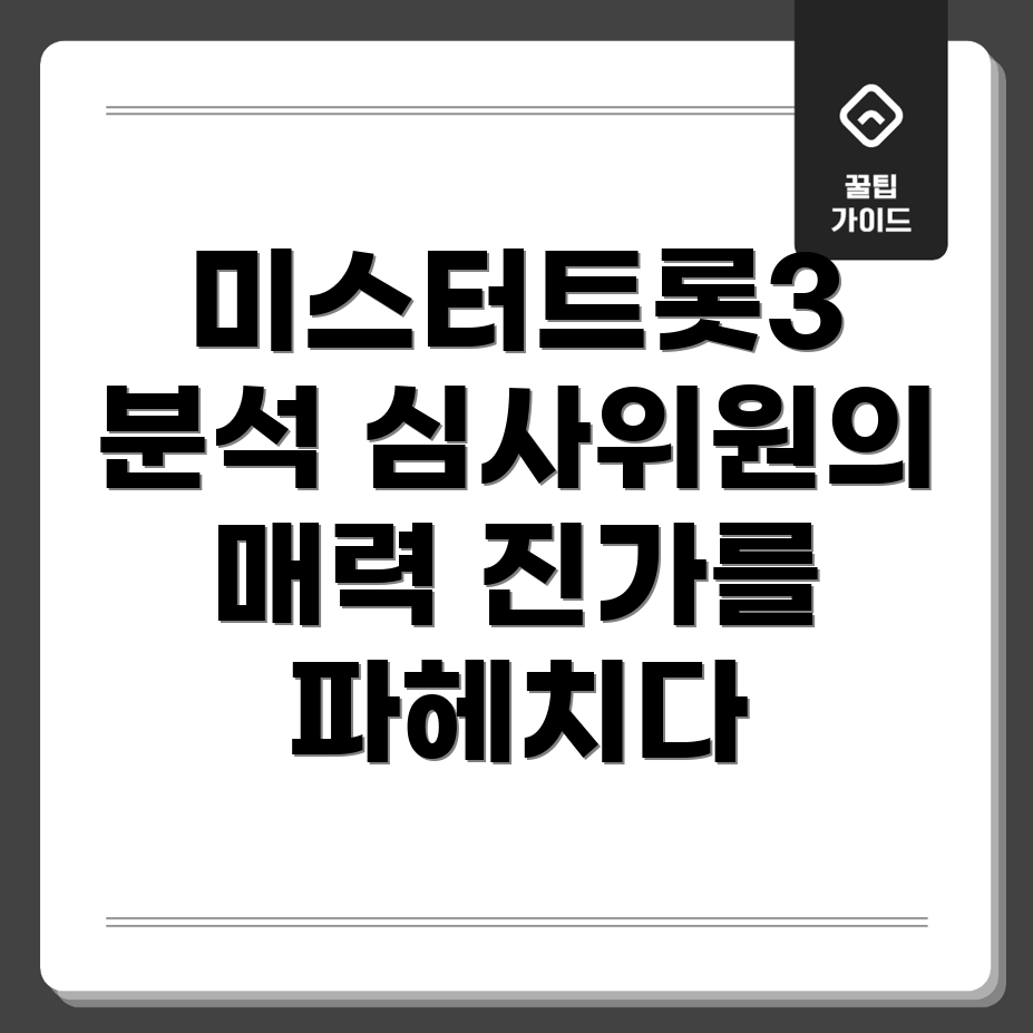 미스터트롯3 심사위원