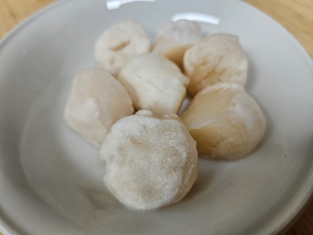 냉동 가리비 사진