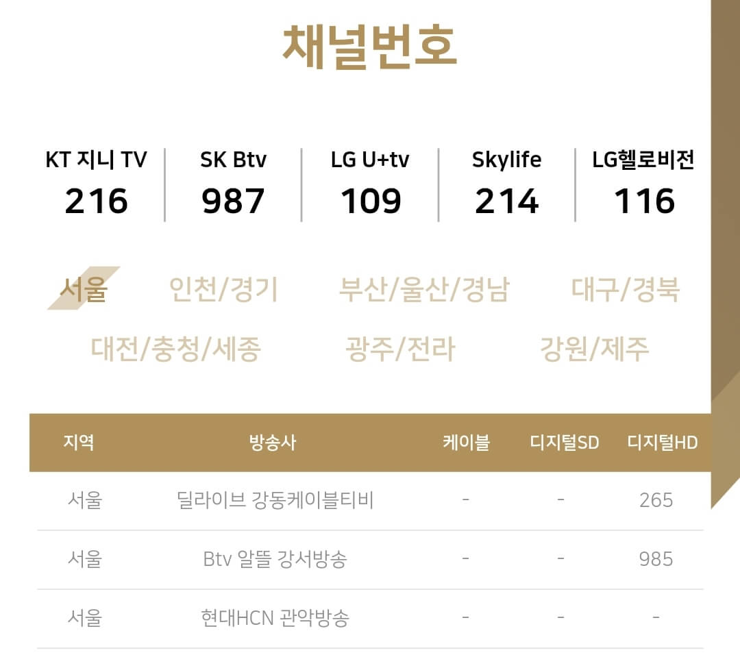 채널번호-확인하기