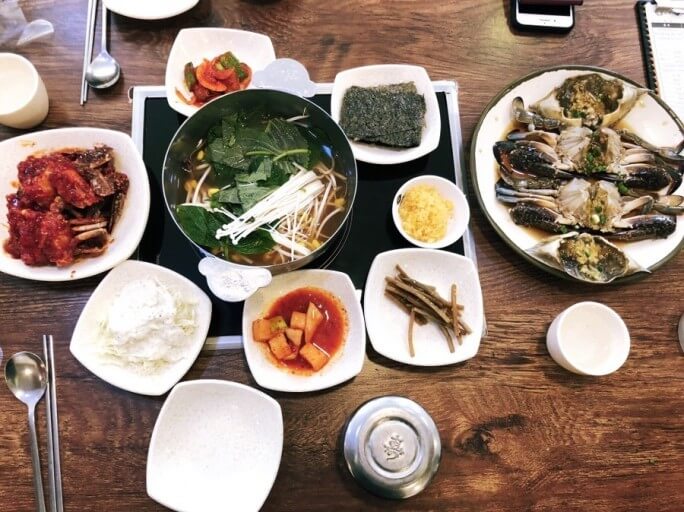 게장한상차림