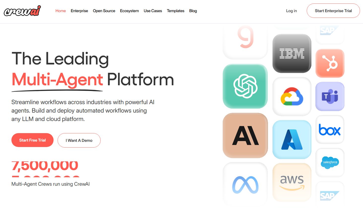 crew ai 홈페이지