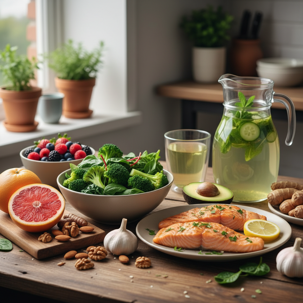 간에 좋은 음식