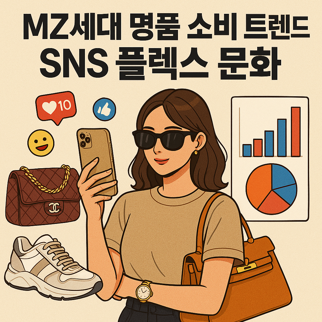 MZ세대 명품 소비 트렌드와 SNS 플렉스 문화