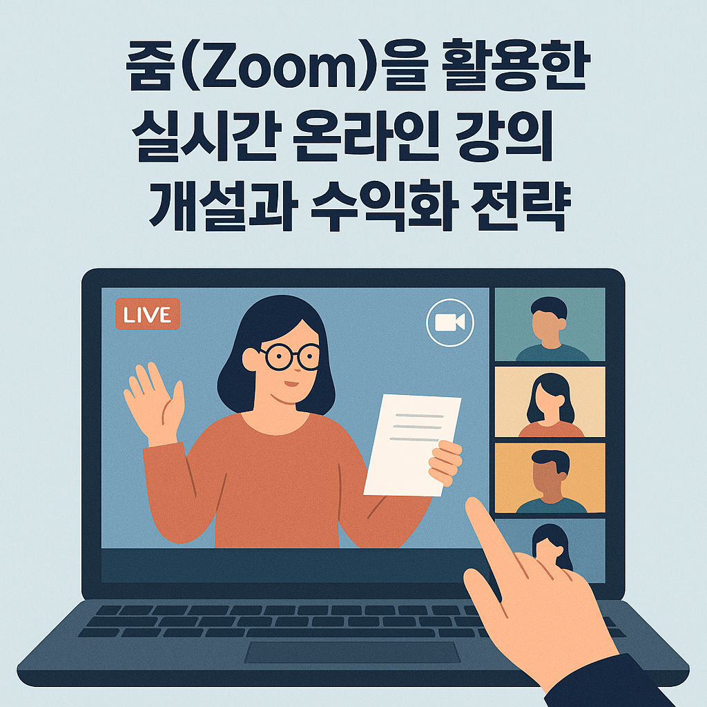 줌을 활용한 실시간 온라인 강의 개설 전략