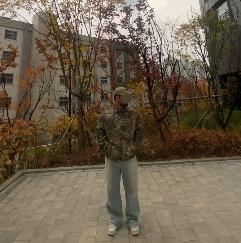 데일리룩('25. 11. 8.)폴로랄프로렌 더블알엘 가먼트다잉 트윌볼캡, 디스이스네버댓 리얼트리재킷, 무신사스탠다드 티셔츠, 에러스익셉티드 와이드데님팬츠, 나이키 블레이저 로우77