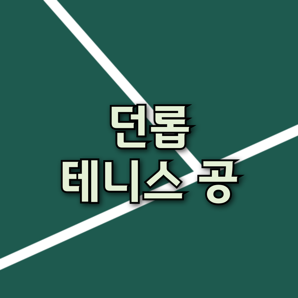 던롭 테니스 공