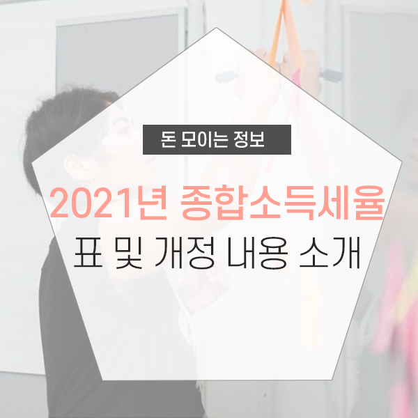 종합소득세율 개념 및 개정내용 소개