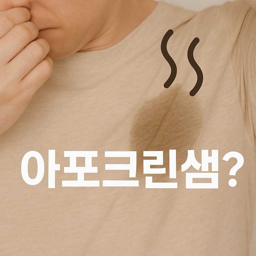 땀냄새의 주요 원인과 요소