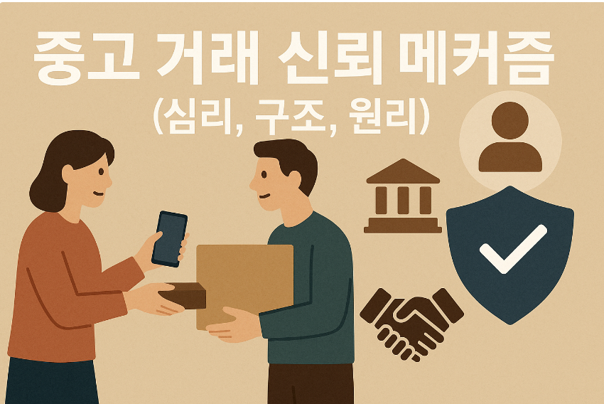 중고 거래 신뢰 메커니즘 (심리, 구조, 원리)