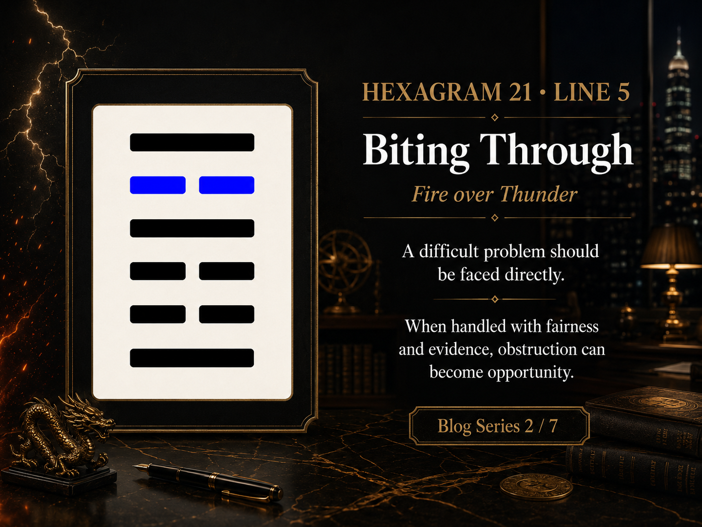 The Problem You Keep Avoiding May Be Costing You Money ❘ I Ching Hexagram 21 Line 5