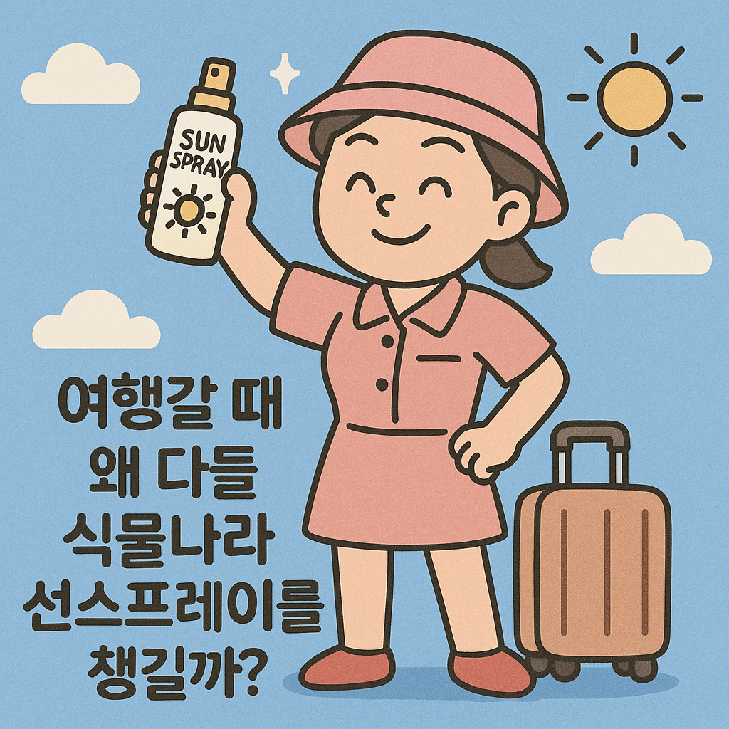 여행갈 때 왜 다들 식물나라 워터프루프 선 스프레이를 챙기는 걸까? 완벽 가이드