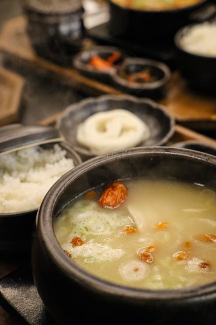 대통밥 한 상 차림