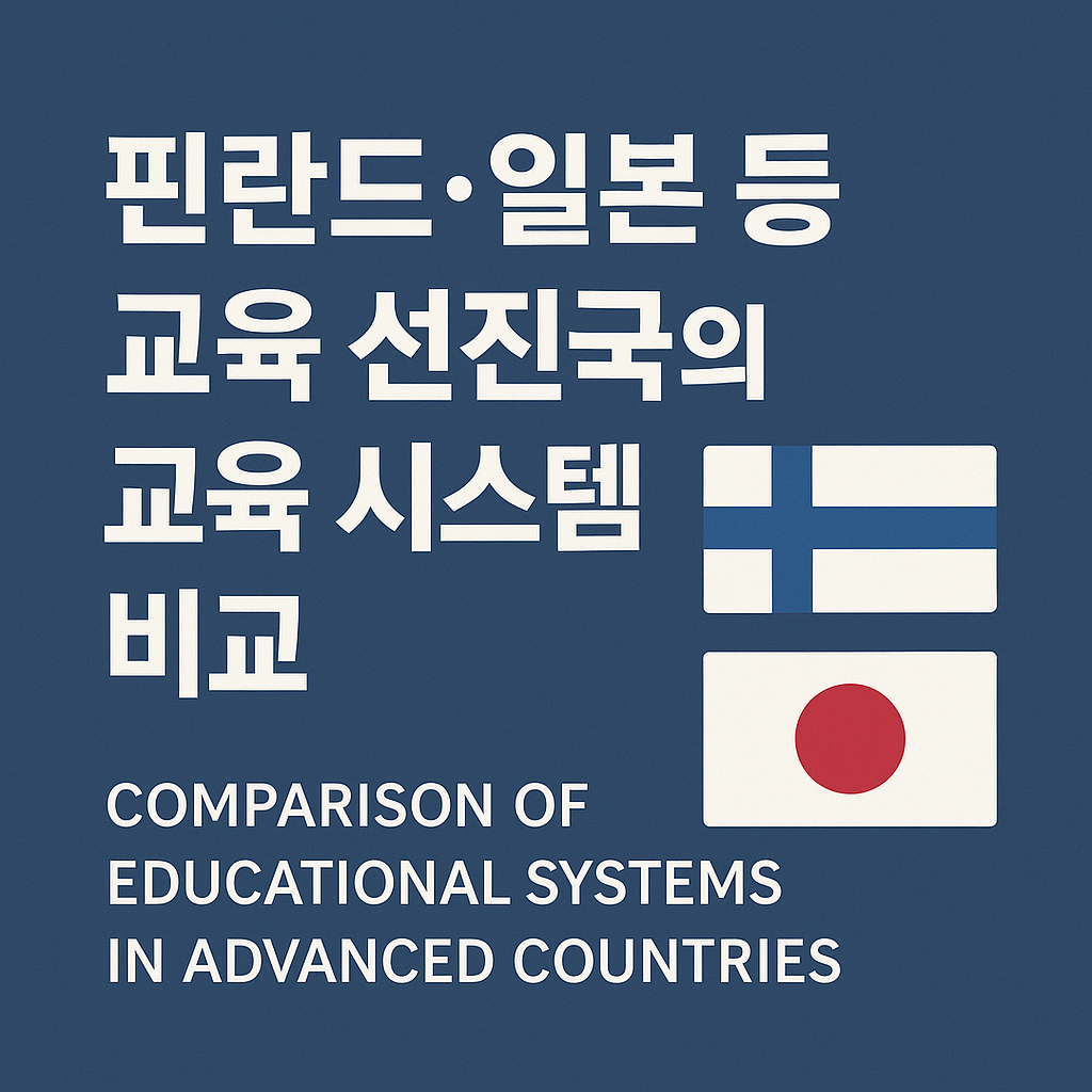 핀란드&middot;일본 등 교육 선진국의 교육 시스템 비교