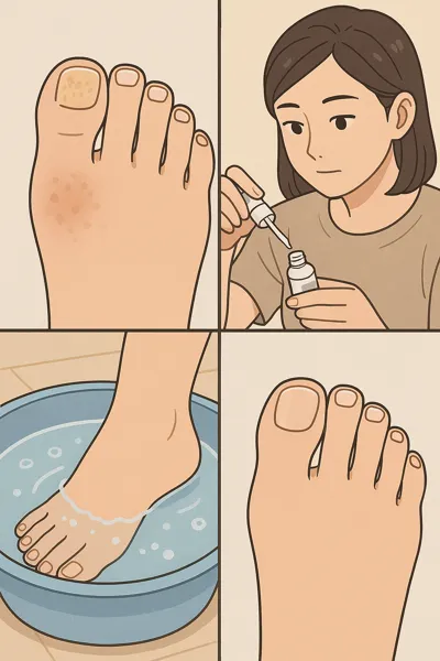 무좀에 효과적인 집 치료 방법