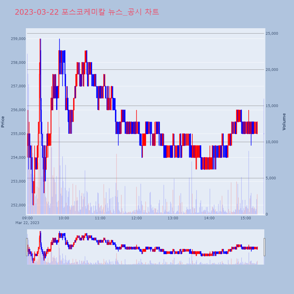포스코케미칼_뉴스공시차트