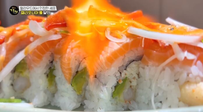 생활의달인-캘리포니아롤