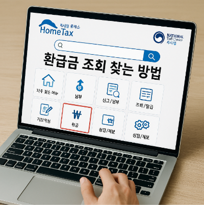 홈택스 환급금 받는 방법