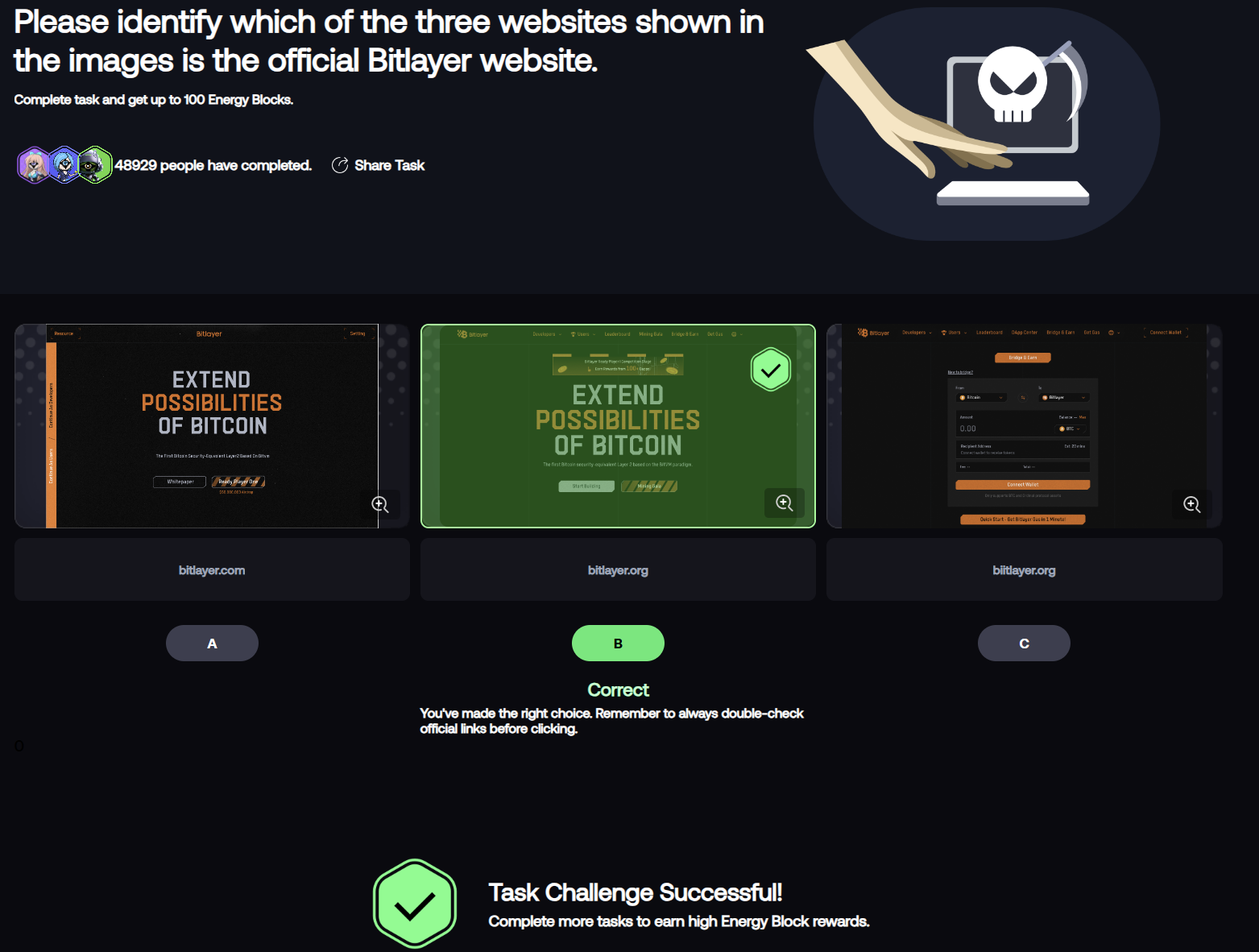 GoPlus SecWareX Quiz Answer - Bitlayer