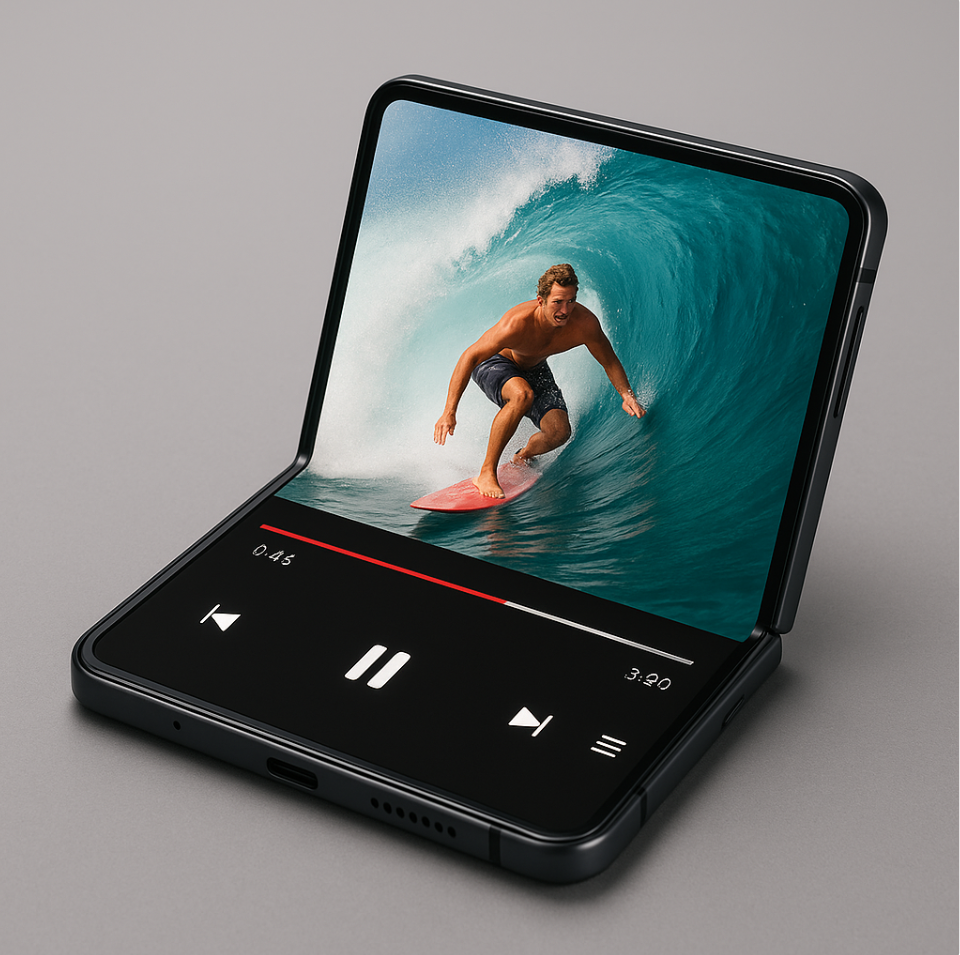 접힌 화면을 활용하는 UI·UX 디자인