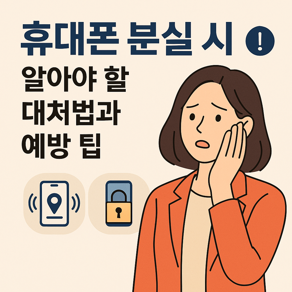 휴대폰분실 관련사진