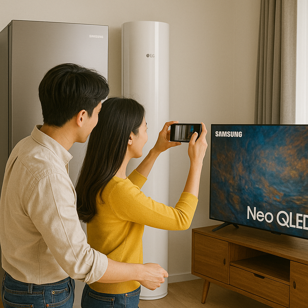 설치 사진은 어떻게 찍어야 하나요?