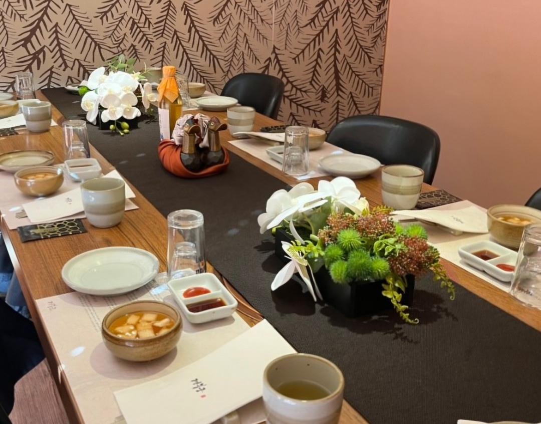 경복궁 밑반찬 세팅