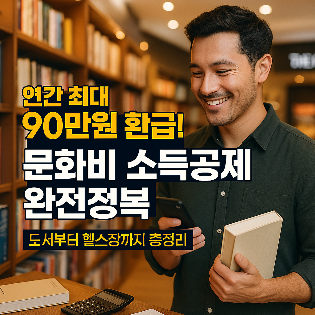 문화비 소득공제 200% 써먹는 법