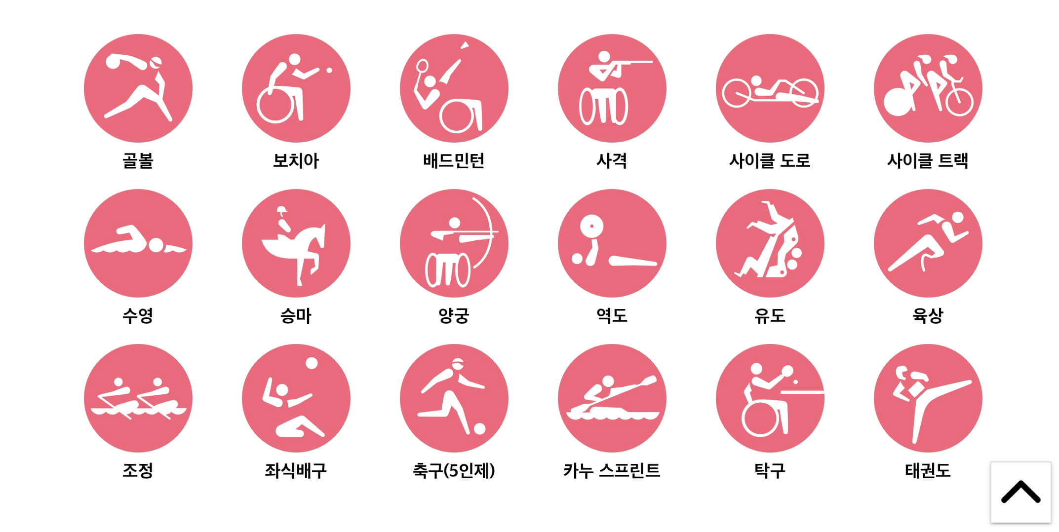 패럴림픽_종목