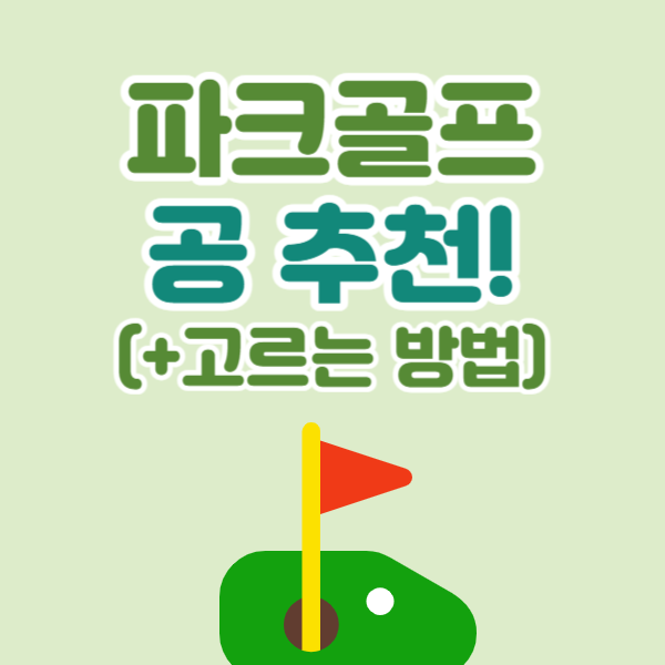 파크골프 공 추천