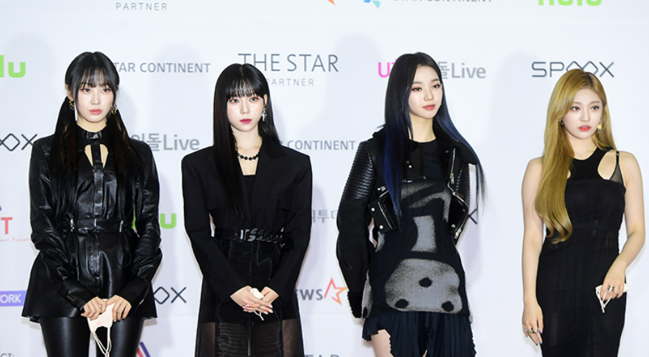 에스파 시상식 참석 포토타임