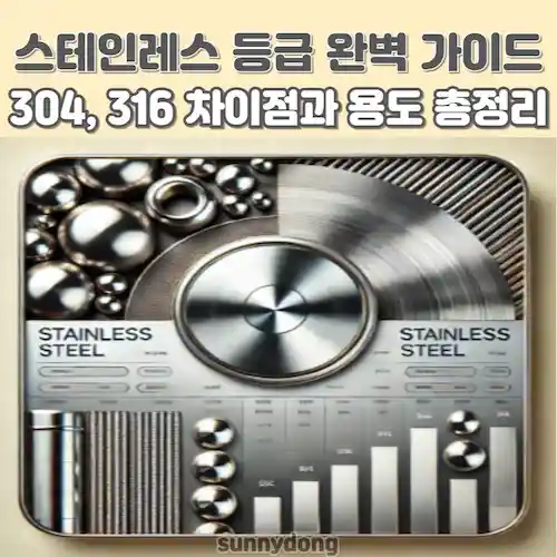 스테인레스 등급 304와 316 차이점과 용도 가이드 썸네일