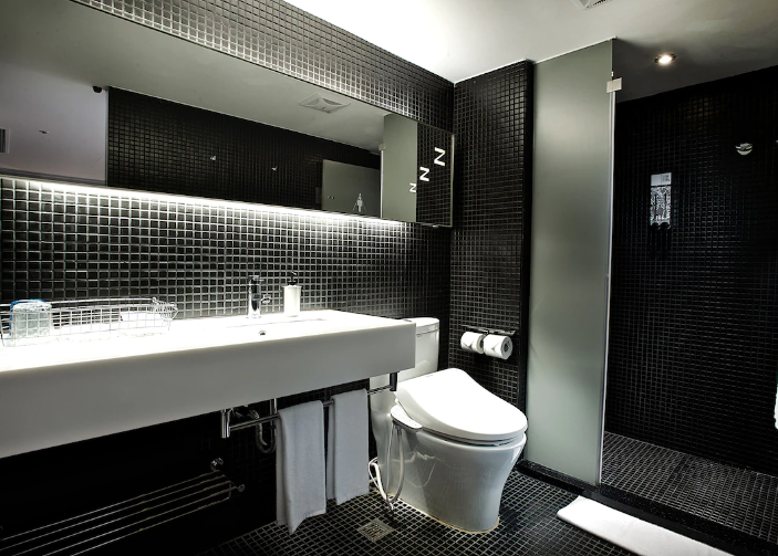 대만 시먼딩 근처 추천 호텔-저스트 슬립 타이베이 시먼딩-욕실