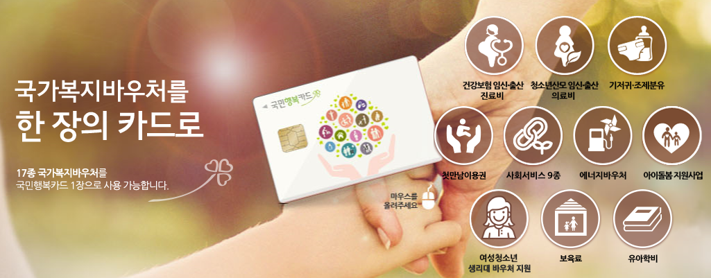 국민행복카드 바우처