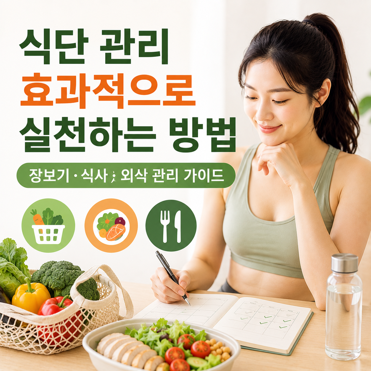 식단 관리 효과적으로 실천하는 방법